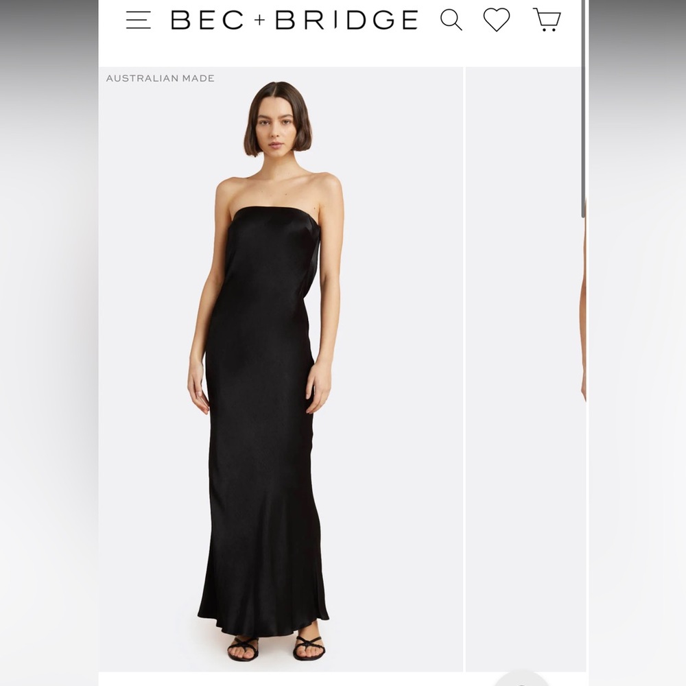 NWT Bec & Bridge strapless moon dance dress